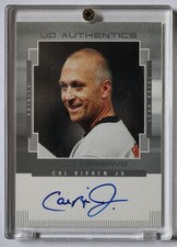 2000 Upper Deck UD Authentics Gold Reserve Cal Ripken Jr. Auto