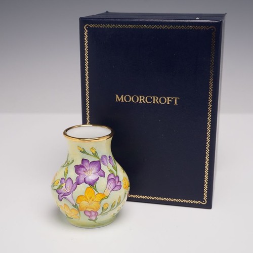 MOORCROFT EMAILLE VON AMANDA ROSE PROBEVASE - Bild 6 von 6