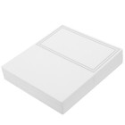  100pcs Party Supply Place Card Blank Table Name Card Wear-resistant Paper Tent