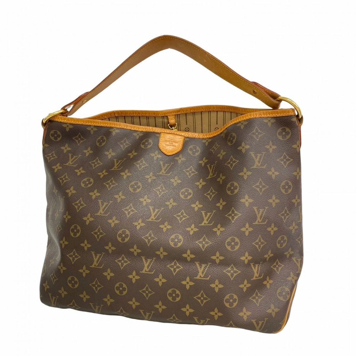 Louis Vuitton Monogram Delightful MM Shoulder Bag M40353 Brown