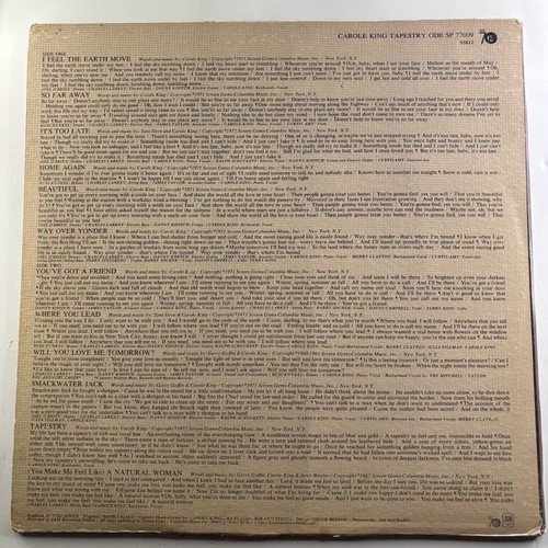 Carole King: Tapestry - Record - 1971 - Original Press - Bild 2 von 6