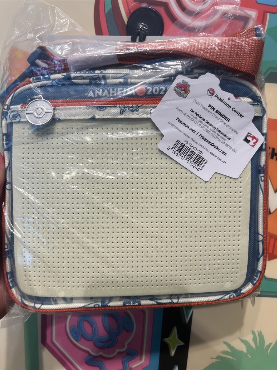 WCS 2025 ポケモン アナハイム ピンバインダー バッグ 2025 Pokemon World Championships Competitor Pin Binder Bag