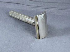 1941-1946 Gillette Fat Handle DE Tech Razor - CLEAN