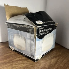 Patriot Lighting Flush Mount LED Dimmable Indoor 351-1490 Satin Nickel Finish