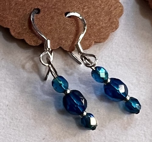 10 Pr Dangle Drop Bead Earrings Handmade Fashion Costume Jewelry Multicolor - Picture 5 of 13