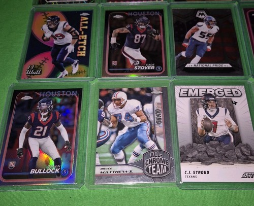 Pacchetto Houston Texans NFL X 18 inserti paralleli RC Prizm CJ Stroud - Foto 2 di 5