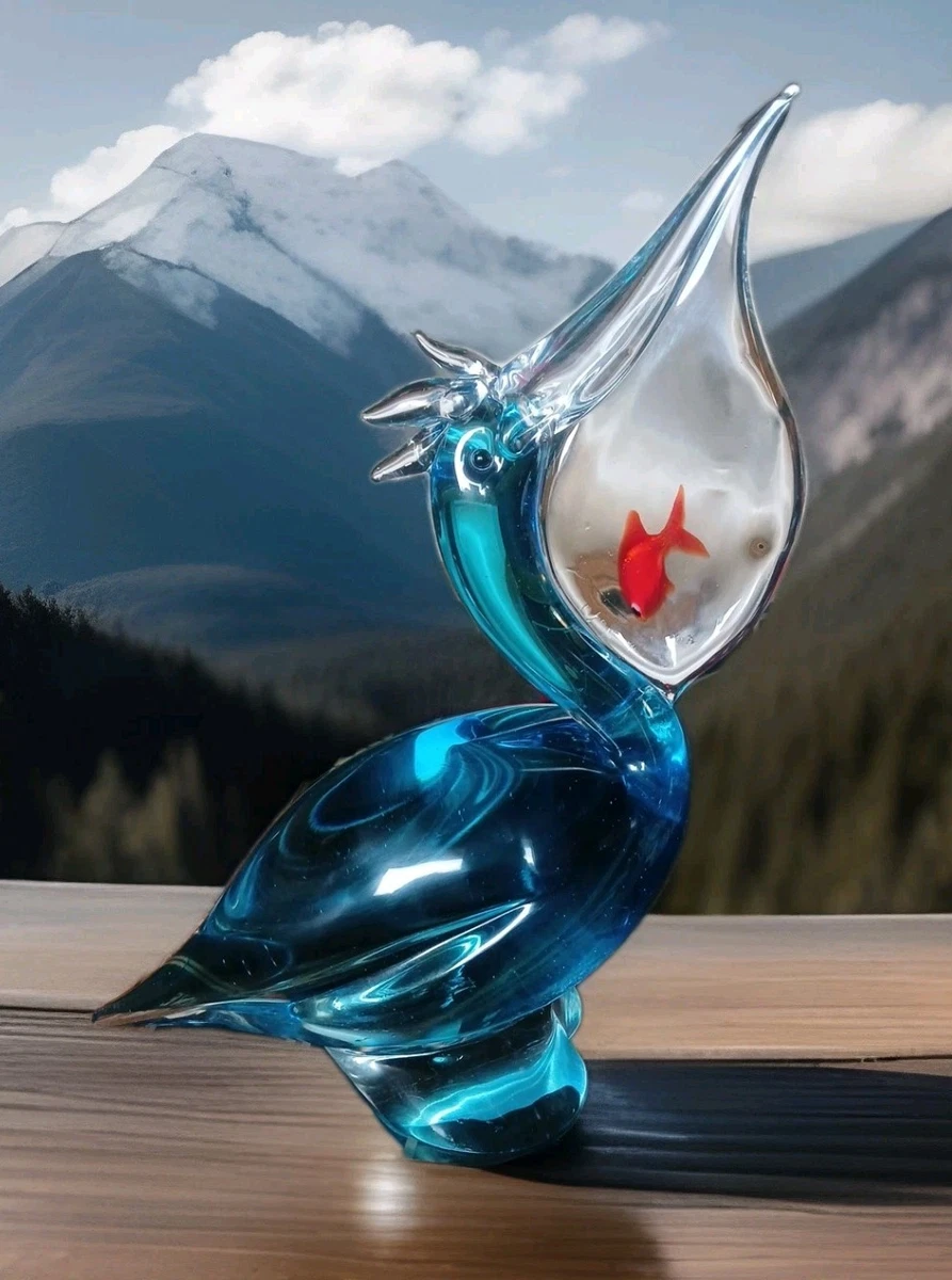 Glass Blue Collectible Sculptures & Figurines for sale | eBay
