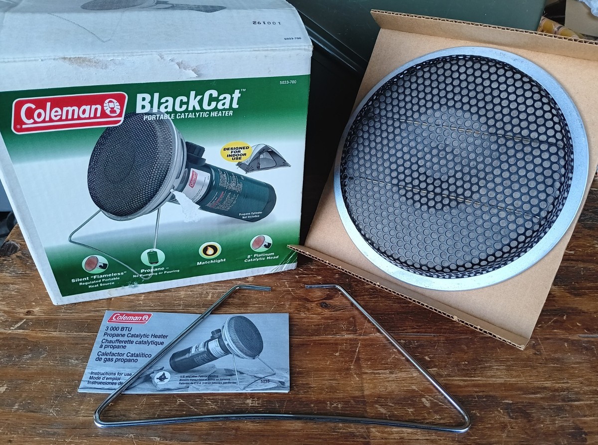 Coleman BlackCat PerfecTemp 3,000 BTU Catalytic Heater for sale