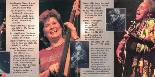 Saffire -The Uppity Blues Women – Live & Uppity - Brand New CD - Picture 4 of 4