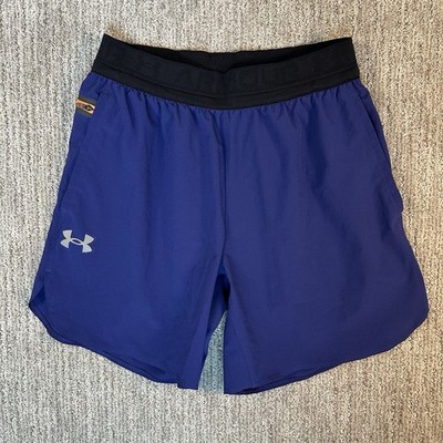 Under Armour Men's Medium UA Train Anywhere Shorts Blue Stretch 1379146 468