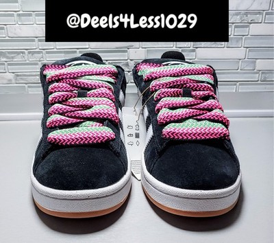 Adidas Campus 00s Womens Size 9 Black Lucid Pink White Gum Brown JH7272