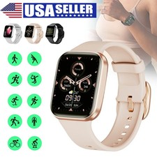 Fitness Watch w 25 Sport Modes Heart Rate Blood Oxygen Monitor Long Battery Life