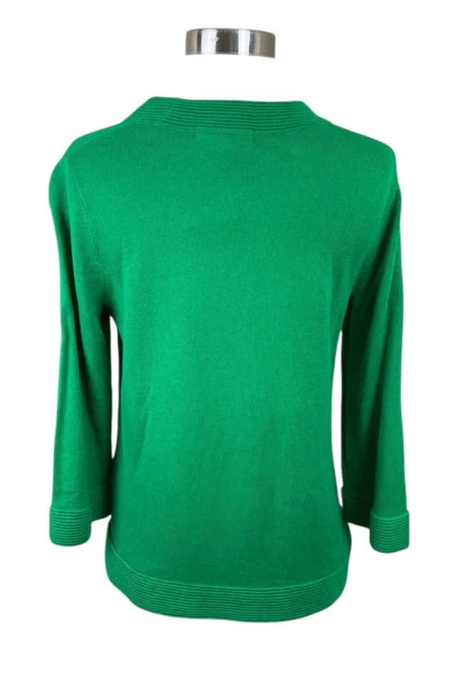 Boden NUEVO Suéter Kelly Verde Algodón Lana Talla Pequeña Preppy Foto 3 de 4