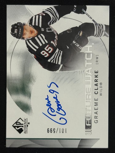 2024-25 UD SP Authentic Graeme Clarke Future Watch Auto Horizontal /599