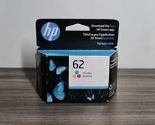 HP 62 Tri-color Ink Cartridge, Works w/ HP ENVY 5540, 5640, 5660 Exp 10/2025