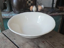 Lovely Vintage Off White Homer Laughlin 8.5" Round X 2.5" Vegetable ServingBowl 
