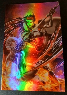 WHITE WIDOW #6 ARIEL DIAZ  KICKSTARTER VIRGIN FOIL VARIANT HIGH GRADE