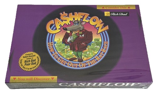 CASHFLOW Brettspiel Robert Kiyosaki Rich Dad Factory Sealed Box NEU KOMPLETT - Bild 1 von 12