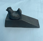 Cast Iron Chicken Door Stop