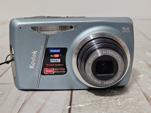 Kodak EasyShare M550 12 MP Digital Camera Blue With Battery 2GB SD Card Tested - Picture 2 of 15