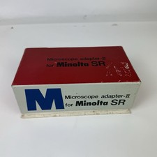 Minolta Microscope Adapter II for Minolta SR Series Film Cameras NEW in Box