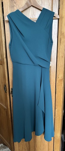 Reiss Marling Wrap Dress Size 12 Green - Bild 8 von 9