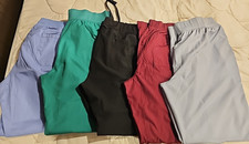 Women’s Size Large Scrub Bottoms Lot Of 5