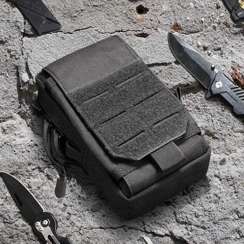 Marsupio utilità esterno marsupio attrezzi esterno borsa telefono piccola marsupio vita - Foto 7 di 12