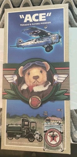 Set 3 Limited Edition Texaco Bears Tex, Ace & Fire Chief Collectible Ad Plushies - Picture 3 of 20
