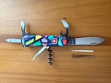 Wenger Swiss Army Knife Snife Gems 85mm w/9 Tools Retired Rare