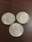 Morgan Silver Dollar $1 Lot 1883 1899 1900 Circulated 90% Silver US Coins O mint