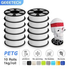 10KG GEEETECH PETG White 3D Printer Filament 1.75mm 1KG Consumables