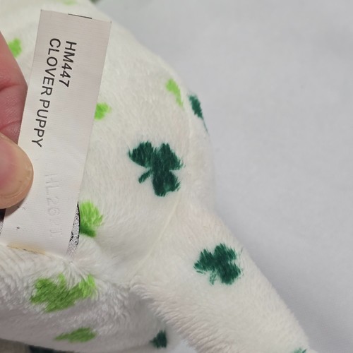 Webkinz Trifoglio Cucciolo Cane Peluche Pensionato Giorno di San Patrizio HM447 - NO CODICE INTERO - Foto 8 di 8