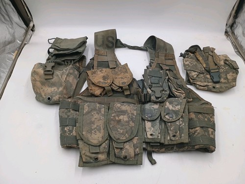 Kampfladungsträger Weste mit 11 Beutel Combo Rifleman USGI ACU MOLLE II - Bild 2 von 8