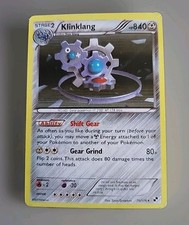 Pokemon Klinklang Stage 2 76/114 Black & White HP 840 Holo Rare!