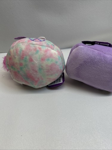 Lote-2-Squishville Mini Squishmallow en Vehículos Blanco Naranja Lindo - Conjunto con etiqueta - Imagen 9 de 13