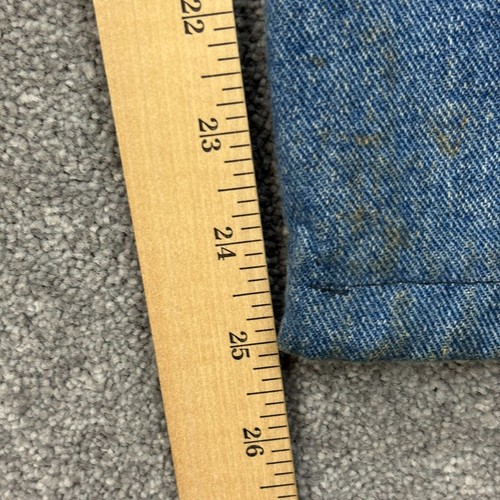 Dickies Dungarees Adult 40x25 Blue Bib Overalls Denim Workwear Carpenter Men* - Picture 5 of 10