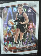 2025 Panini Prizm WNBA - Marina Mabrey #18 White Seismic Prizm