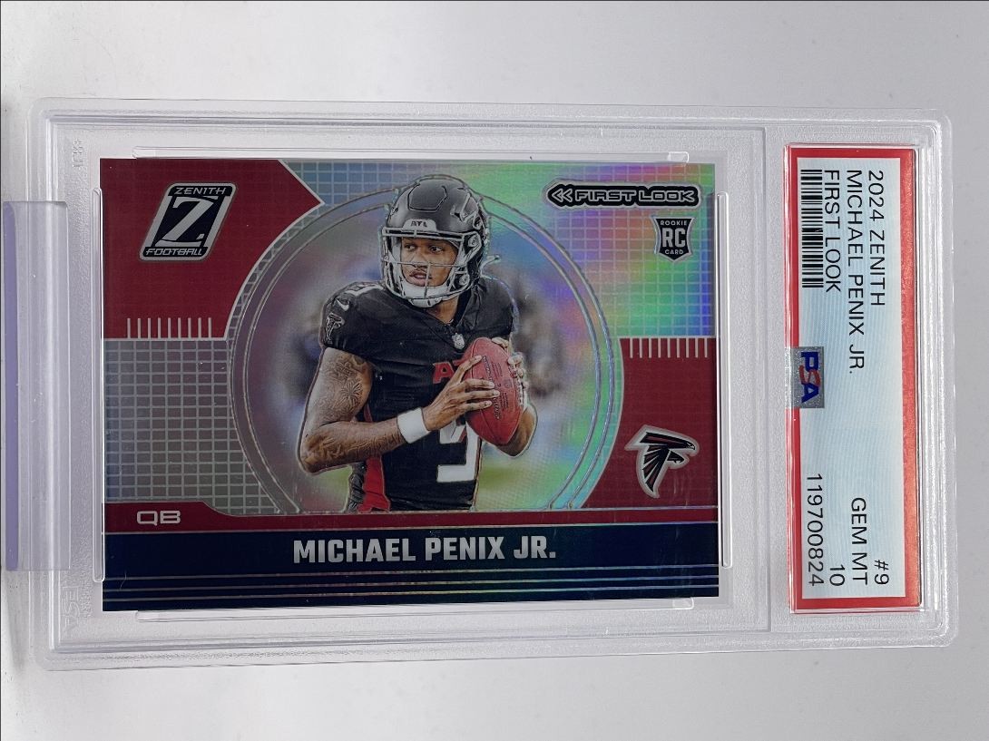 Michael Penix Panini Zenith First Look #9 Base