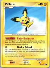 Pichu 11/17 POP Series 9 Uncommon Pokemon