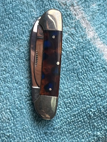 Vintage  Bulldog Brand 2000 Canoe  Knife Anno Domini etched blade duck feather  - Picture 8 of 10