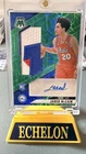 Jared McCain 2024 Panini Mosaic International Green RC Jersey Patch Auto 1/5