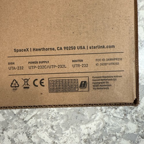 STARLINK Kit Standard AX Tri Band Wi-Fi Dish UTA-232 + Router UTR-232 3a Generazione - Foto 4 di 9