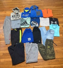 Boys Size Large XL 18PCS LOT Nike Under Armour Athletic Hoodie Pants Shorts