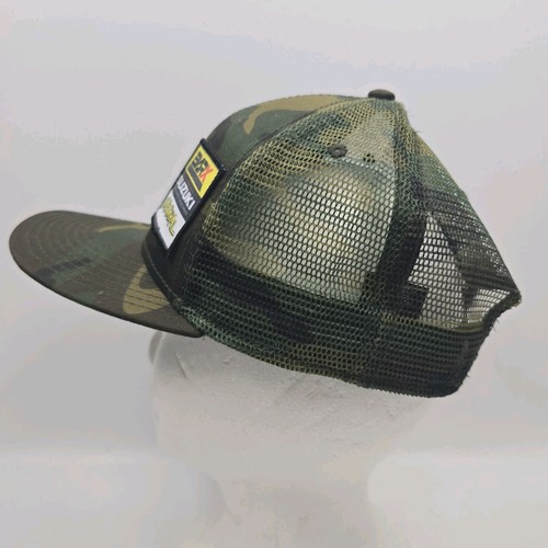 Barx Suzuki Hat Cap Snap Back Camouflage Mesh Trucker Patch Chaparral Mens - Picture 6 of 14
