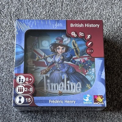 Rare Timeline British History Frederic Henry Card Game New Sealed Esdevium Games