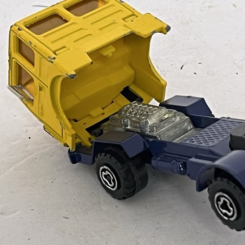 Majorette -RENAULT SAVIEM- Auto Transporter/ 1970’s France ~ Rare/NICE Cab Only* - Picture 8 of 12