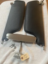 Mopar 1968 Dodge Dart Black Sun Visors Mirror Screws Ships Free 