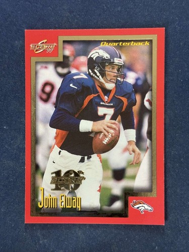 1999 Score 10th Anniversary Showcase #184 John Elway Broncos /1989