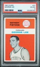 1961 Fleer Basketball #27 George Lee PSA 4